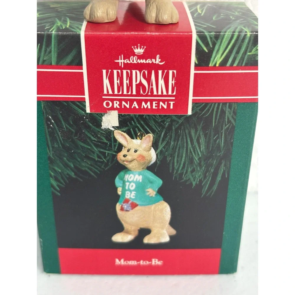 Hallmark 1991 Keepsake Ornament Mom to Be‎ Kangaroo Christmas Gift